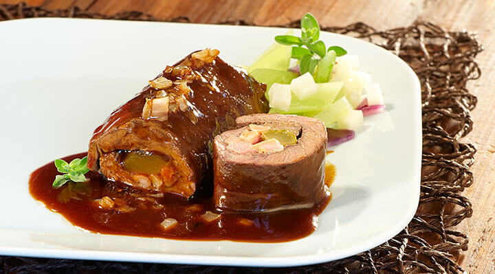 vide roulade with onion sauce | fusionchef by Julabo