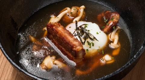  Egg with Iberian Pork Belly sous videEi Diegodato