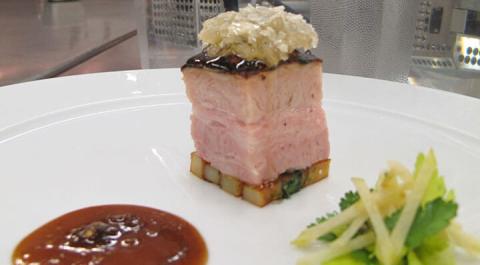 Schweinebauch Sous Vide mit ApfelsalatSchweinebauch Apfelsalat Kenharvey